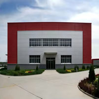 Entrepôt préfabriqué économique et moderne en structure acier, respectueux de l'environnement, pour le stockage de marchandises en vrac, ignifuge et anticorrosion
