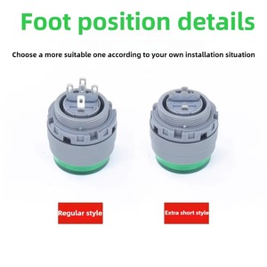 22MM bouton Ultra court auto-réinitialisant alimentation circulaire autobloquante <span class=keywords><strong>interrupteur</strong></span> de bouton de démarrage étanche interrupteurs à bouton-<span class=keywords><strong>poussoir</strong></span> - Product Image 5