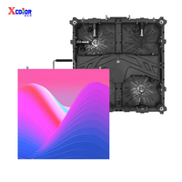 X-color F Serisi P1.5 İç ve Dış Mekan Kiralık LED Ekran 500*500mm Döküm Alüminyum Sahne Video Duvar Ekran Paneli
