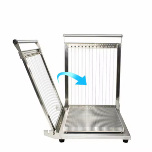 Nhà Máy Giá thanh sô cô la Máy cắt Mozzarella khối pho mát khối lập phương Slicer dây bánh kẹo sô cô la cắt - Product Image 3