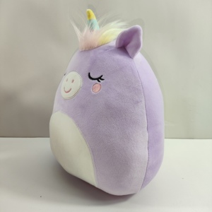 Peluche Morbidissimo Personalizzato con Ricamo, Imbottito in Cotone PP, Unicorno Antistress Abbracciabile, Regalo di Compleanno - Product Image 4