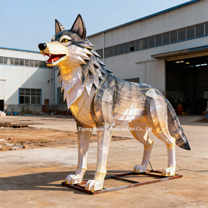 Lễ kỷ niệm Phục sinh-không thấm nước mới đến thương mại sử dụng ngoài trời Sói dẫn đèn lồng động vật cho triển lãm sở thú sự kiện Hoang Dã - Product Image 4