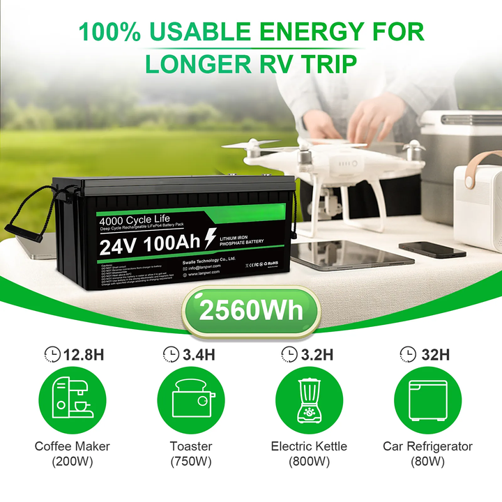 8000 Cycle Mini 320Ah 280Ah 200Ah 100Ah 12V 24V LiFePO4 Battery LFP for