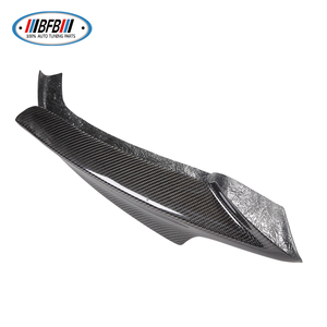 2 Piezas de Divisores de Parachoques Delanteros en Fibra de Carbono Negro Brillante, Lado Izquierdo y Derecho, Compatibles con F30 MT/MP, Marca BFB - Product Image 6