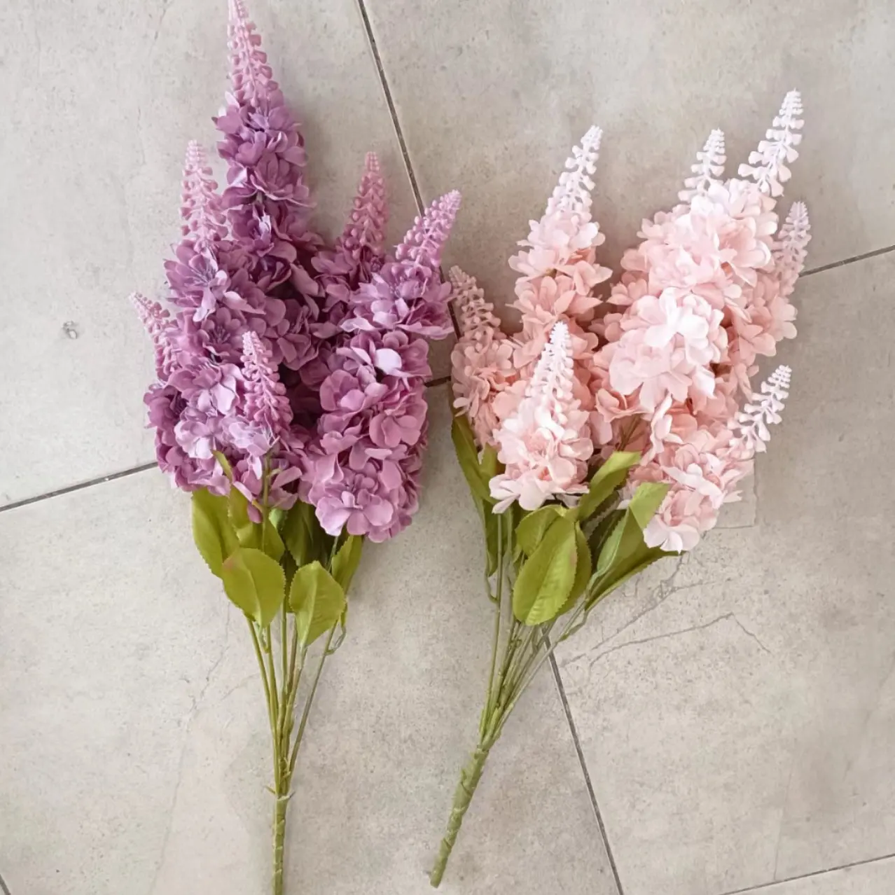 Lusiaflower nuovo design real touch fiore artificiale giacinto Delphinium SnowYanLan per la decorazione della festa della casa di nozze