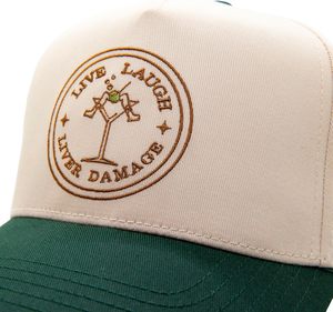 Divertida Gorra Trucker Vintage de 5/6 Paneles, Unisex, de Mezclilla, con Hebilla Metálica, Bordado 3D, 100% Algodón, Regalo de Verano para Él - Product Image 2
