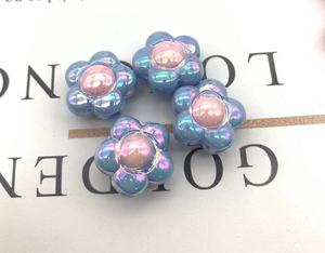 อุปกรณ์ตกแต่งผมอะคริลิคหลากสี ขนาด 16 มม. รูตรง สำหรับงาน DIY ทำมือ วัสดุทำเชือกมัดผมกึ่งสำเร็จรูป พร้อมลูกปัดโลหะ - Product Image 5