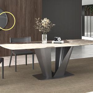 पीतल की पैर तालिका समकालीन धातु तालिका किसी भी आकार और खत्म करने और लकड़ी के शीर्ष या पत्थर के शीर्ष के साथ काम करते हैं। - Product Image 5