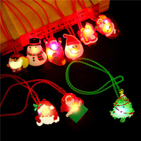 Collier lumineux à LED pour Halloween et la Saint-Valentin Accessoires de Noël C0501