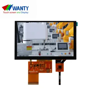 Display LCD TFT con pannello Touch Screen capacitivo personalizzato da 5 pollici per la navigazione del veicolo