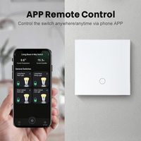 RKHK Tuya Zigbee Interrupteur intelligent WiFi 1/2/3 voies, compatible Alexa