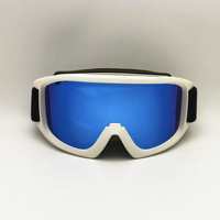 Lunettes de ski à monture super large européenne et américaine pour hommes et femmes, protection des yeux en filet rouge avec lentille coupe-vent, RD-1186 tendance