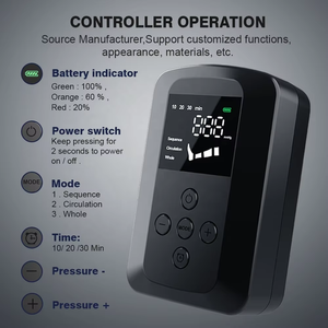 Masseur de jambe de Compression d'<span class=keywords><strong>air</strong></span> d'usine 510K bottes de récupération dispositif de Massage de Compression pour les jambes masseur de pied de jambe de Compression d'<span class=keywords><strong>air</strong></span> - Product Image 3