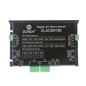 ZLTECH CE RoHS CANopen RS485 3 fase 24V 48V Dual Channel DC 30A 500W brushless AC servo amplificatore di driver del motore per robot mobile