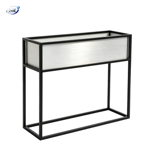 Jardinières modernes en aluminium ML, pots de fleurs carrés minimalistes pour l'extérieur avec finition thermolaquée pour la verdure des centres commerciaux - Product Image 6