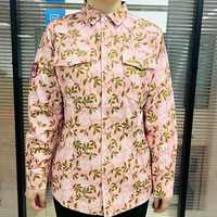Kemeja Kerja Las Wanita Custom Print Pabrik, Jahitan Tiga Lapis, Anti Minyak dan Gas, Anti Api, 100% Katun