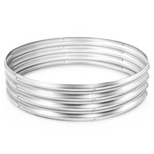 热1英尺高镀锌钢凸起花园床大型镀锌钢户外蔬菜花卉花盆箱 - Product Image 1