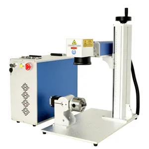 20W 30W 60W Fiber Laser Marking Machine Deep Engraving on Gold and Sliver Metal Laser Engraving Machine