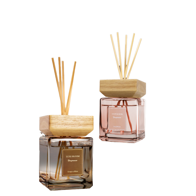 Luxury Reed Diffuser Bottle Bottle Luxury 500 Ml Home Fragrance Diffuser Set Glass Bottle Custom Car Air Freshener Aromatherapy