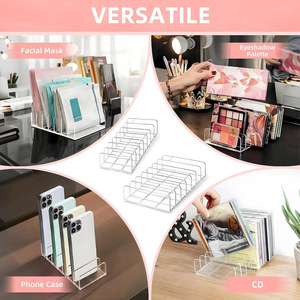 Organizador <span class=keywords><strong>de</strong></span> Escritorio Moderno <span class=keywords><strong>de</strong></span> Plástico PP Transparente, Modelo 33920, <span class=keywords><strong>Caja</strong></span> <span class=keywords><strong>de</strong></span> Almacenamiento para Paletas <span class=keywords><strong>de</strong></span> Sombras <span class=keywords><strong>de</strong></span> Ojos, Cajón para Polvos, Cajas para Documentos - Product Image 4