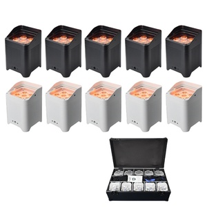 <span class=keywords><strong>2025</strong></span> mới hengyu 10pcs 6x18W không dây DMX Battery Powered WIFI <span class=keywords><strong>LED</strong></span> <span class=keywords><strong>uplight</strong></span> mệnh lên ánh sáng với phí trường hợp đối với Wedding party Bar - Product Image 1