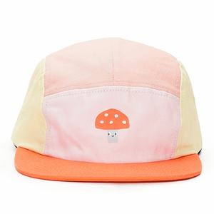 Gorras de Correr de 5 Paneles con Logotipo Estampado en Algodón Sin Estructura Personalizadas, Gorras Rosas - Product Image 2