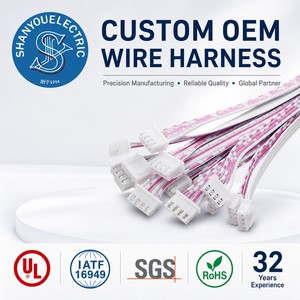 300mm 4-pin JST XH2.54 đến XH2.54-4Pin 2.54mm AWM 2468 26AWG Loom Cáp ruy băng phẳng cho thiết bị điện tử - Product Image 1