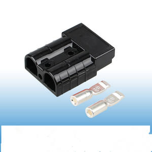 Anderdo Conector de alimentación Enchufe de carga 50A 600V Batería Carretilla elevadora Enchufe bipolar Material de contacto de cobre Carcasa de nailon - Product Image 2