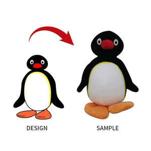 Low Moq ODM OEM Design personalizzato disegno bambola peluche, animale umanoide cuscino coperta mascotte personalizzata - Product Image 5