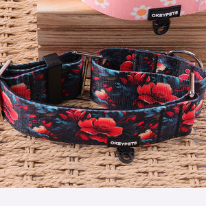 <span class=keywords><strong>Collar</strong></span> de diseño de impresión personalizado para perros de cuello ancho con anillo en D sin estrangulamiento fuerte <span class=keywords><strong>collar</strong></span> de perro Martingale de neopreno - Product Image 3