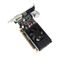 Carte graphique GT210 1 Go en gros d'usine, carte graphique GPU GT210 GDDR3 64 bits VGA pour ordinateur, carte graphique à ventilateur unique
