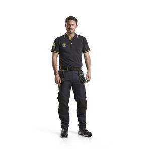 BLAKLADER - 159013438699C46 Pantalon Craftsman avec stretch Marine foncé/Noir-PANTALON DE TRAVAIL EAN 7330509621684 - Product Image 3