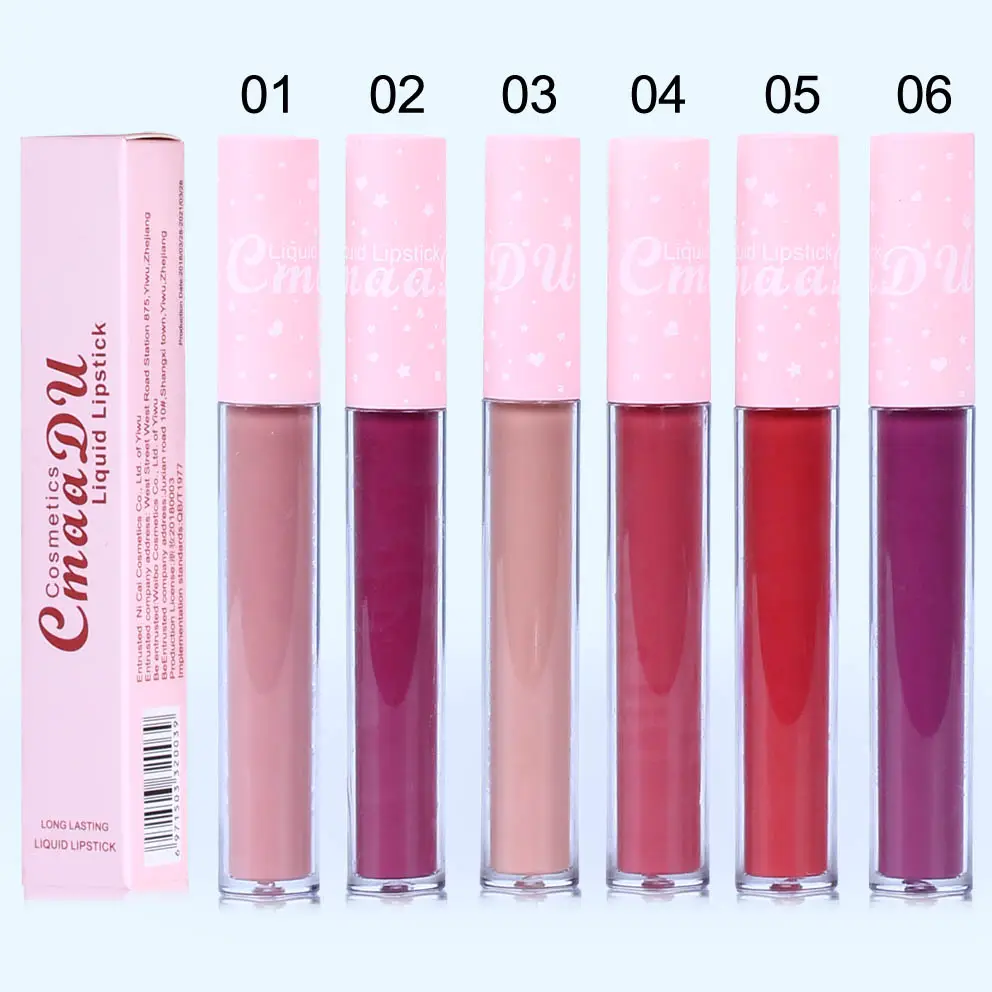 Giáng sinh biểu tượng tùy chỉnh Lipgloss cơ sở ống 24 giờ không thấm nước nhãn hiệu riêng giữ ẩm Son bóng Vegan