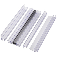 Pvc Waterdichte Glazen Douche Deur Afdichting Strip Voor Douchewand