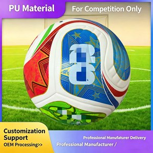 Balón <span class=keywords><strong>de</strong></span> Fútbol Talla 5, Cuero PU, Cosido a Máquina, para Entrenamiento Profesional, Partidos y Deportes al Aire Libre - Product Image 2