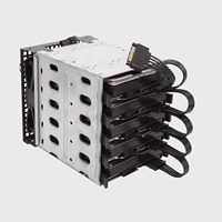 Cable de disco duro de extensión de alimentación SATA macho a 5 SATA hembra de 15 pines para HDD SSD y unidades ópticas