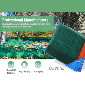 Filet de récolte d'olives en HDPE vierge, bordure couleur <span class=keywords><strong>orange</strong></span> - Product Image 6