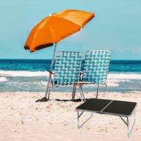 Petite table pliante légère et portable en aluminium pour le camping, le pique-nique et le barbecue.