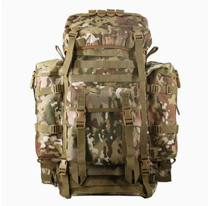DFB0326 Sac à dos tactique de grande capacité en camouflage noir 80L pour la chasse, le camping en plein air, les activités militaires, les hommes, sacs à dos Molle - Product Image 3