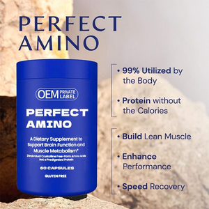 Integratore di aminoacidi essenziali Private Label con <span class=keywords><strong>BCAA</strong></span> per allenamento e muscoli Pre/Post - Product Image 3