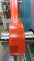 Tuyau d'arrosage plat orange 2 3 4 6 pouces, 100m 200m en rouleau, haute pression, résistant aux UV, en PVC