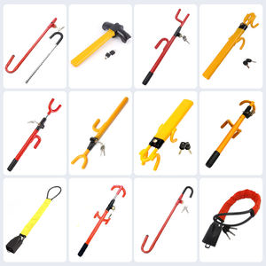 Voertuig Veiligheidsuitrusting Beveiliging Anti Diefstal Auto Stuurwiel Rempedaalvergrendeling Voor Auto Anti-Diefstal - Product Image 5