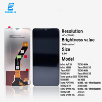 Écran LCD d'origine en gros avec numériseur pour Tecno Spark Go 2023 Pop7 Spark 10C Hot30i Smart7 – Garantie 1 an