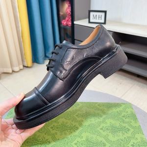 Zapatos Oxford Retro Casuales de Negocios con Cordones y Parte Superior de Malla Flexible Antideslizante - Product Image 5