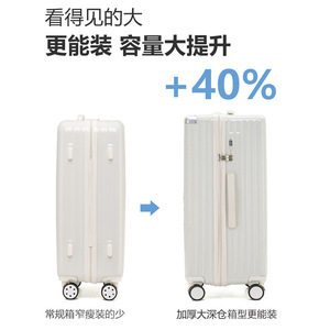 20-Inch <b>Suitcase</b> With Cup Holder Trolley Universal Wheels Student Combination Lock Multi Functional Large Capacity Travel Case - Product Image 5