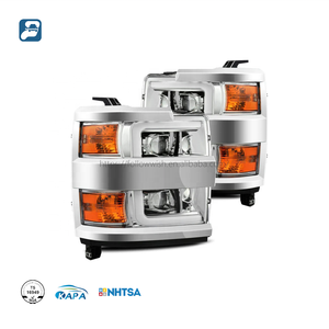 Kit de carrosserie Followwish Pickup 4x4 pour <span class=keywords><strong>Chevrolet</strong></span> <span class=keywords><strong>Silverado</strong></span> 1500 2500 3500 HD 2012, phares 03-06 pour <span class=keywords><strong>Chevrolet</strong></span> <span class=keywords><strong>Silverado</strong></span> - Product Image 2