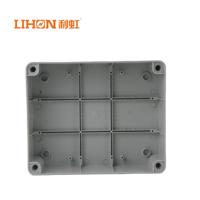 Contenitore Elettronico in Plastica ABS per Esterni, Scatola di Giunzione Impermeabile IP65 Grigia 240x190x90mm