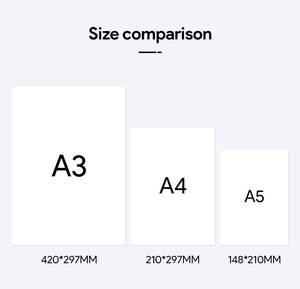 Papel A4 para Cópia Colorido OEM Atacado 70gsm 75gsm 80gsm Papel para Cópia Dupla Face Branco Tamanho Personalizado Livre de BPA Fábrica da China - Product Image 1