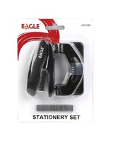 EAGLE J5072BC Agrafeuses nouvelle technologie Produit de papeterie Jeu de poinçons agrafeuses noir pour fournitures de bureau