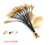   Câble d'extension UFL SMA Pigtail à conducteur toronné, adaptateur RF SMA femelle, isolation FEP 1,13 mm pour applications de chauffage